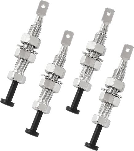 4 قطعة مفتاح دبوس الباب مؤقت عالمي قابل للتعديل مفتاح إنذار بونيه السيارة in Kuwait