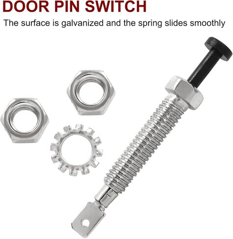 4 قطعة مفتاح دبوس الباب مؤقت عالمي قابل للتعديل مفتاح إنذار بونيه السيارة in Kuwait