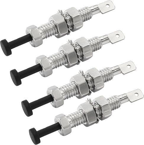 4 قطعة مفتاح دبوس الباب مؤقت عالمي قابل للتعديل مفتاح إنذار بونيه السيارة in Kuwait