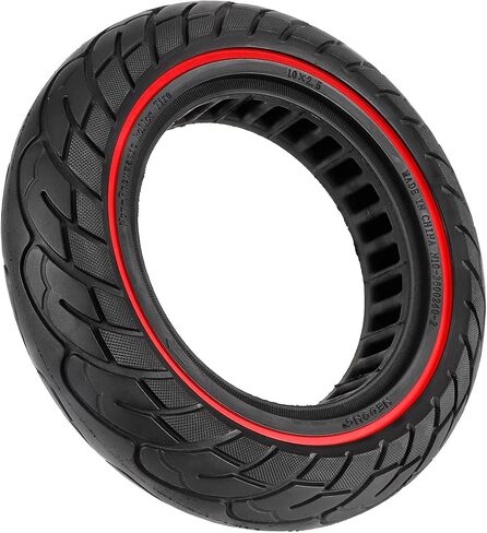 إطار قرص العسل 10 × 2.5، إطار جيب هوائي 60/70-6.5 لسكوتر سيجواي ناينبوت ماكس G30LP G30 الكهربائي (نمط الخط الأحمر) in Saudi Arabia