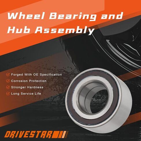 DRIVESTAR 510112 Front Wheel Hub Bearing For 2010-2019 Nissan Versa/2014-2019 Nissan Versa Note,2012-2017 Fiat 500 in Saudi Arabia