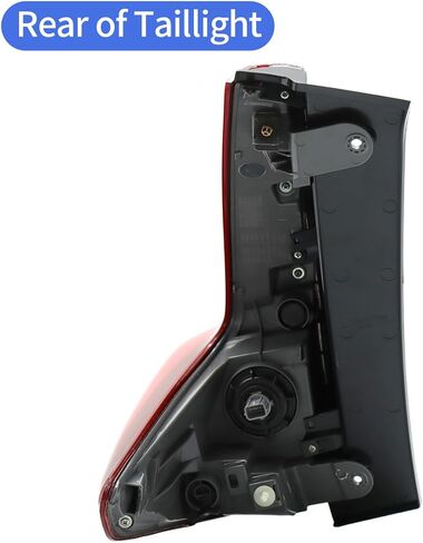 Left Driver Side Tail Light Assembly LED Fit for 2017-2019 Honda CRV Outer Taillight Rear Lamp Bulb Included in Saudi Arabia