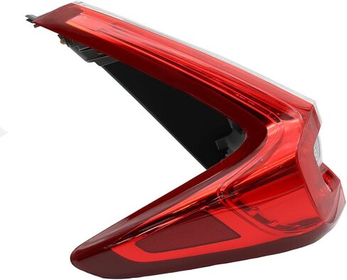 Left Driver Side Tail Light Assembly LED Fit for 2017-2019 Honda CRV Outer Taillight Rear Lamp Bulb Included in Saudi Arabia