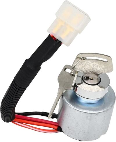 66101-55200 مفتاح الإشعال مع مفتاحين 6610155200 متوافق مع Kubota Zero Turn Mower ZD18 ZD18F ZD21 ZD21F Garden Tractor G2160 G2160-DS G2160AU G2460G TG1860 TG1860G BX1500D BX1800D BX1830D in Saudi Arabia