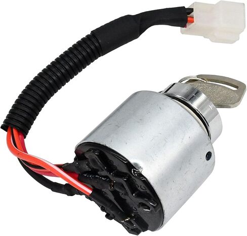 66101-55200 مفتاح الإشعال مع مفتاحين 6610155200 متوافق مع Kubota Zero Turn Mower ZD18 ZD18F ZD21 ZD21F Garden Tractor G2160 G2160-DS G2160AU G2460G TG1860 TG1860G BX1500D BX1800D BX1830D in Saudi Arabia
