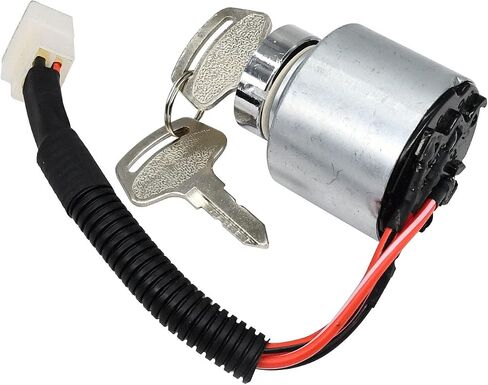 66101-55200 مفتاح الإشعال مع مفتاحين 6610155200 متوافق مع Kubota Zero Turn Mower ZD18 ZD18F ZD21 ZD21F Garden Tractor G2160 G2160-DS G2160AU G2460G TG1860 TG1860G BX1500D BX1800D BX1830D in Saudi Arabia