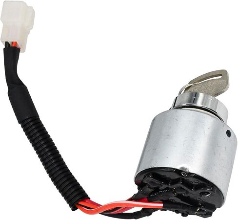 66101-55200 مفتاح الإشعال مع مفتاحين 6610155200 متوافق مع Kubota Zero Turn Mower ZD18 ZD18F ZD21 ZD21F Garden Tractor G2160 G2160-DS G2160AU G2460G TG1860 TG1860G BX1500D BX1800D BX1830D in Saudi Arabia