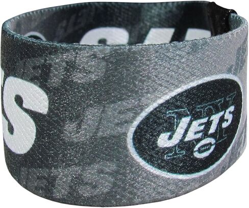 أساور قابلة للتمدد من متجر NFL Siskiyou Sports Fan Shop New York Jets مقاس واحد بلون الفريق in Saudi Arabia