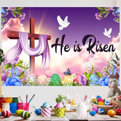 خلفية عيد الفصح، لافتة عيد الفصح، خلفية تصوير فوتوغرافي، لافتة عيد الفصح السعيدة، ديكورات عيد الفصح، لافتة كنيسة عيد الفصح in Kuwait