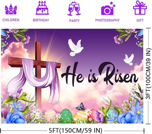 خلفية عيد الفصح، لافتة عيد الفصح، خلفية تصوير فوتوغرافي، لافتة عيد الفصح السعيدة، ديكورات عيد الفصح، لافتة كنيسة عيد الفصح in Kuwait