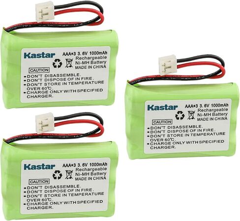Kastar 2-Pack Battery Replacement for BYD H-AAA550BX3 H-AAA600BX3 Comdial 7265-HS Empire CPH-464D Y7500 Y7520 Unitech D0612VO00, 80-5848-00-00 89-0099-00, Lucent Technologies 27910 B2791 5-2459 5-2523 in Kuwait