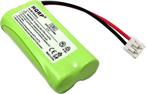 HQRP 2-Pack Cordless Phone Battery Compatible with VTECH BT183348 BT283348 89-1326-00-00 89-1300-00-00 8913260000 89-1300-01-00 89-1330-01-00 Telephone Replacement in Kuwait