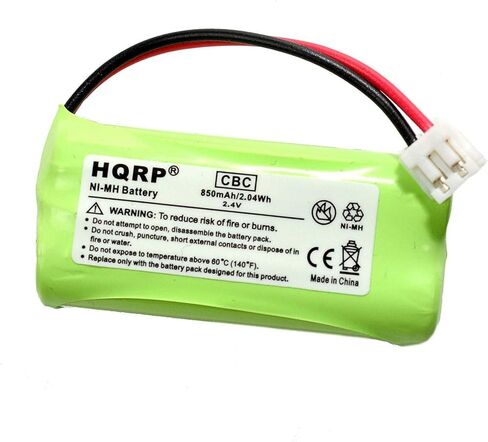 HQRP 2-Pack Cordless Phone Battery Compatible with VTECH BT183348 BT283348 89-1326-00-00 89-1300-00-00 8913260000 89-1300-01-00 89-1330-01-00 Telephone Replacement in Kuwait