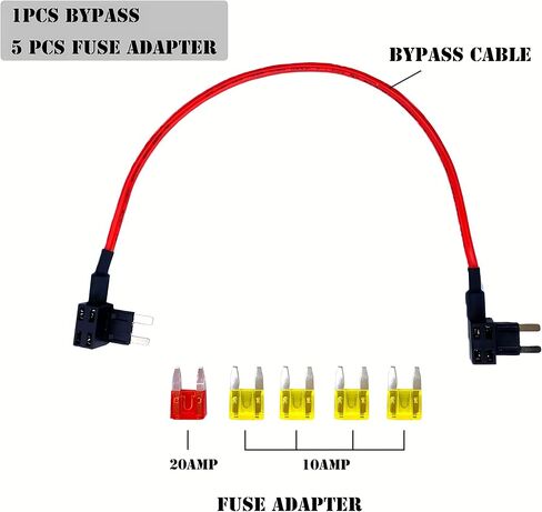 TIPM تجاوز كابل 14AWG فيوز محول 20AMPS فيوز حامل، متوافق مع 2007-2016 دودج رام 1500 2500 3500 جيب كرايسلر VW in Kuwait