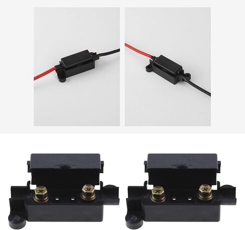 SING F LTD 2 قطعة حاملي فيوز ميدي و 2 قطعة 40 أمبير ميدي فيوز للسيارات والشاحنات ومركبات البناء والآلات الزراعية والحافلات والقوافل in Kuwait