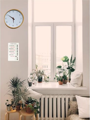 4 قطع لوحة قائمة مرجعية مخصصة مع 4 ملصقات أبجدية، CNYMANY DIY مخطط عمل بلاستيكي لوحة مذكرة لوحة رسائل قابلة للفصل مخطط قائمة مرجعية RV قائمة المهام اليومية in Kuwait