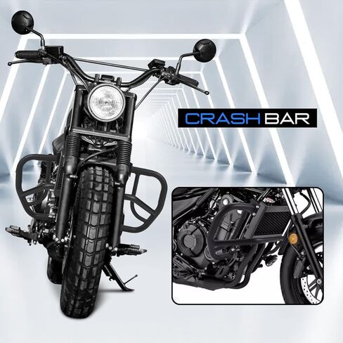 نسخة مطورة من واقي محرك الدراجة النارية قضبان التصادم السريع واقي مصد السيارة لموديلات 2017-2022 Honda Rebel CMX 300 CMX 500 in Kuwait