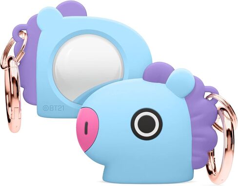 جراب Elago BT21 من السيليكون متوافق مع حافظة AirTag، ومفاتيح المسار، وحقائب الظهر، والمحافظ، وعلامة التتبع غير متضمنة [SHOOKY] [بضائع رسمية] in Saudi Arabia