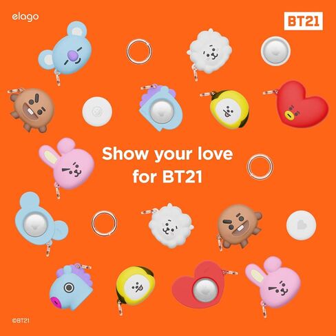 elago BT21 Silicone Case for AirTag 2 & 1 in Saudi Arabia