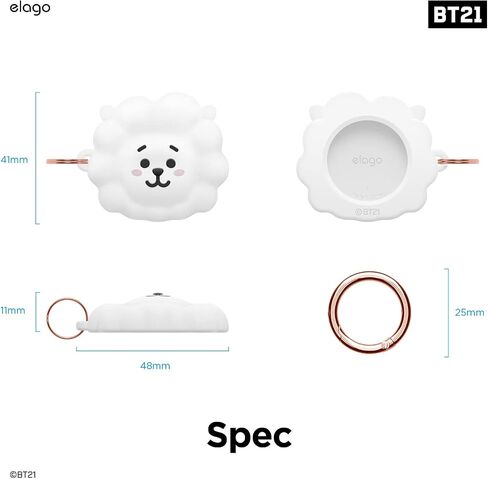 elago BT21 Silicone Case for AirTag 2 & 1 in Saudi Arabia