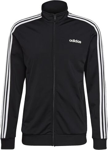 adidas Mens Essentials 3-Stripes Tricot Track Jacket in Saudi Arabia