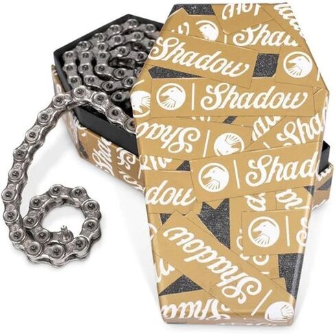 THE SHADOW CONSPIRACY Interlock Supreme 1/8" Durable Adjustable Half-Link BMX Chain Compatible with 8T Driver & Up, Silver in Saudi Arabia