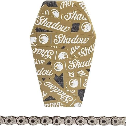 THE SHADOW CONSPIRACY Interlock Supreme 1/8" Durable Adjustable Half-Link BMX Chain Compatible with 8T Driver & Up, Silver in Saudi Arabia