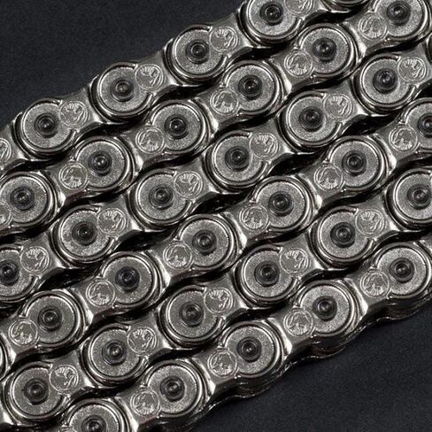 THE SHADOW CONSPIRACY Interlock Supreme 1/8" Durable Adjustable Half-Link BMX Chain Compatible with 8T Driver & Up, Silver in Saudi Arabia