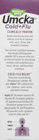 Nature's Way Nature's Way Umcka Cold+flu Multi-action Non-drowsy, Berry Flavored, 20 Chewables, Berry Flavored, 20 Count (Pack of 12) in Saudi Arabia