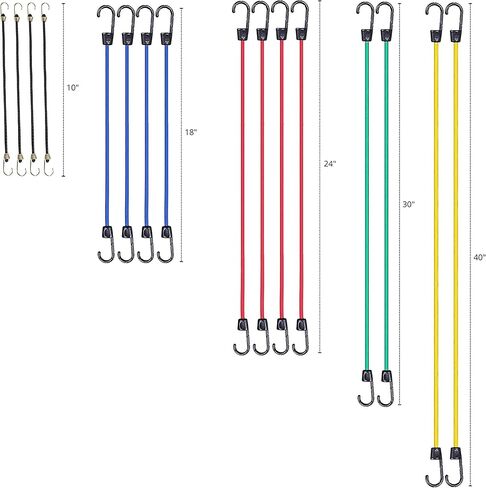 TOOLUXE 50969L شبكة شحن قابلة للتعديل | 3 × 5 بوصة | 36 × 60 بوصة | بنجي نت | 16 خطافًا من النايلون القوي | مثالية لنقل الأحمال والتحرك والتخييم | الباب الخلفي، رفوف الدراجة، تأمين الأحمال in Kuwait