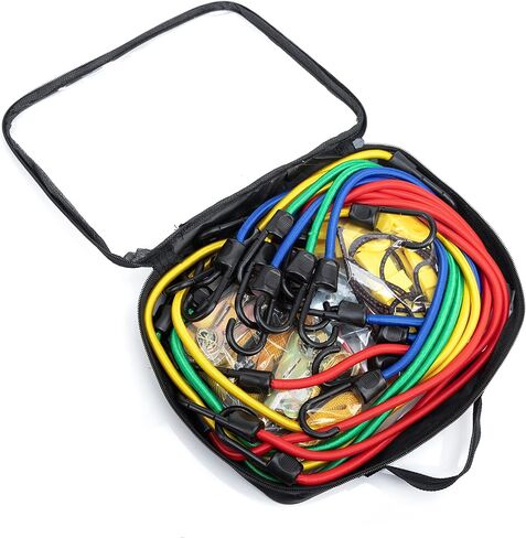 TOOLUXE 50969L شبكة شحن قابلة للتعديل | 3 × 5 بوصة | 36 × 60 بوصة | بنجي نت | 16 خطافًا من النايلون القوي | مثالية لنقل الأحمال والتحرك والتخييم | الباب الخلفي، رفوف الدراجة، تأمين الأحمال in Kuwait