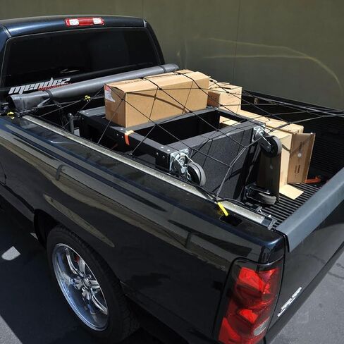 TOOLUXE 50969L شبكة شحن قابلة للتعديل | 3 × 5 بوصة | 36 × 60 بوصة | بنجي نت | 16 خطافًا من النايلون القوي | مثالية لنقل الأحمال والتحرك والتخييم | الباب الخلفي، رفوف الدراجة، تأمين الأحمال in Saudi Arabia