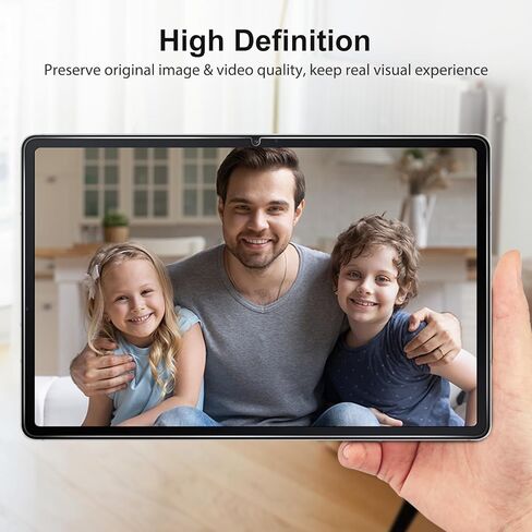 واقي شاشة SPARIN مكون من قطعتين لجهاز Samsung Galaxy Tab S9 FE Plus 12.4 بوصة، زجاج مقسى عالي الدقة لجهاز Samsung Tablet S9 FE Plus 2023، مضاد للخدش، حساس للمس in Kuwait