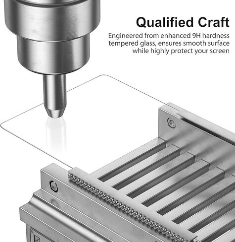 واقي شاشة SPARIN مكون من قطعتين لجهاز Samsung Galaxy Tab S9 FE Plus 12.4 بوصة، زجاج مقسى عالي الدقة لجهاز Samsung Tablet S9 FE Plus 2023، مضاد للخدش، حساس للمس in Kuwait