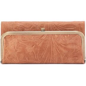 HOBO, Womens, Rachel Continental Wallet, Saddle Tooled Emboss, One Size