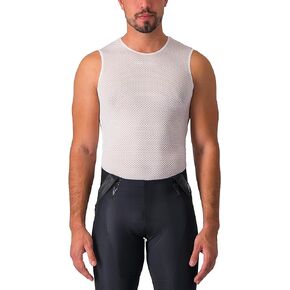 قميص Castelli Men's Pro Mesh 2.0 بلا أكمام ، طبقة قاعدة شبكية لركوب الدراجات التنفسي للطرق وركوب الدراجات والسباق