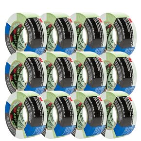 3M Scotch 401+ High Performance Green Masking Tape – 2 inches x 60 Yards (48mm x 55m), Heat Resistant up to 250°F, Clean Removal, Ideal for Automotive and Industrial Applications, 12 Rolls