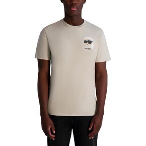 Karl Lagerfeld Paris Men's Short Sleeve Crewneck Graphic Design T-Shirt