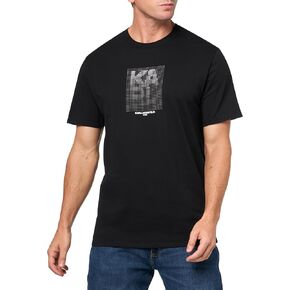 Karl Lagerfeld Paris Men's Short Sleeve Crewneck Graphic Design T-Shirt