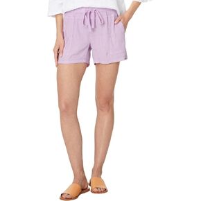 KUT from the Kloth Womens Smocked Waistband with Drawcord Lavender Large