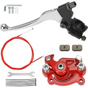 MINI BIKE BRAKE LEVER KIT + MINI BRIKE BRAKE PAIPER استبدال COLEMAN CT100U CC100X BAJA DB30 MOTOVOX MBX10 MBX11 MMB80 MMB105 79CC 97CC 100CC PORERSPORTS PARTS 61 "Cable Cable