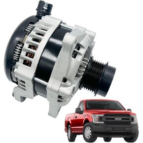 104210-6920 12V 225AMP Alternator Compatible With 2015 2016 2017 2018 2019 2020 Ford F-150 V6 2.7L 3.3L 3.5L Replace # FL3Z-10300-FA FL3Z-10346-B FL3Z-10346-A