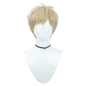 TTYAO Luxury Laios Touden Fluffy Short Wig Anime Synthetic Wig with Cap for Halloween Role Play