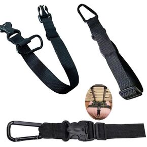 3 Pack Add a Bag Luggage Straps with Hook Buckle Jacket Gripper Adjustable Suitcase Travel Belt Connector Hat Clips for Hardside Spinner Carry-On Luggage Rolling Duffel Bag Hiking Backpack