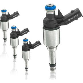 35310-2E500 Fuel Injector Fits for Hyundai Elantra 2014-2017, for Hyundai Tucson 2014-2015, for Kia Forte Forte5 2014-2016, for Kia Soul 2014-2016 2.0L L4 353102E500 (4 PCS)