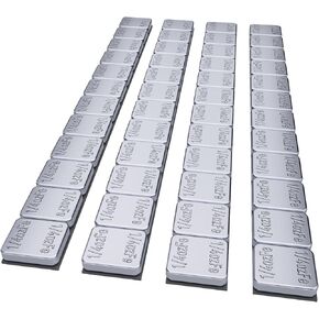 MIKKUPPA Wheel Weights - 1/4oz, 0.25oz (48pcs, 12oz/Box) Low Profile, Easy to Peel, Adhesive Stick on Tire Weights for Cars, Trucks, SUVs, Motorcycles, RC Cars, OEM Quality