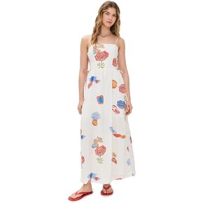 Women's Sun Print Maxi Dress