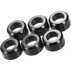 F77Z9G512AA / Fuel Injector Seal Adaptor/for Ford Explorer 1997-2010 / Durable/Metal / 6 Pcs/Black Replacement Car Parts