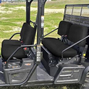 Seat Cover Compatible with 2015-Present Kubota RTV X1140, Heavy Duty Knitted Fabric Front and Rear Seat Cover