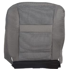ECOTRIC Driver Seat Cover Compatible with 2006-2008 Dodge Ram SLT 1500 2500 3500 and 2009 Dodge Ram SLT 2500 3500 Gray Left Seat Bottom Lower Cloth Replacement